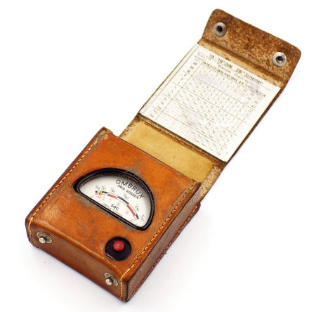 Zabytkowy Miernik ekspozycji OMBRUX l. 30-te