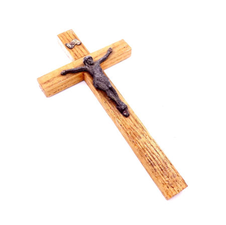 Stary KRZYŻYK drewniany KRUCYFIKS