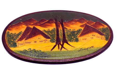 Plakieta pamiątkowa ZAKOPANE drewno PRL