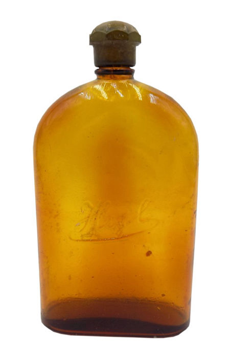 Zabytkowa butelka apteczna Heyl szkło apteczne