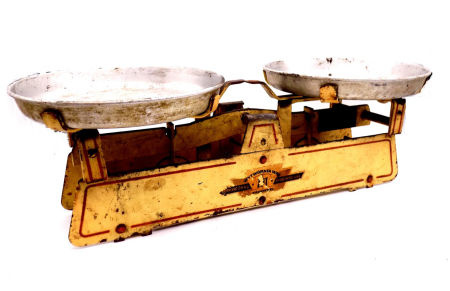 STARA Waga 20kg PRL Przemyśl 1972