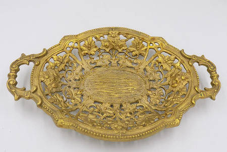 Stary PÓŁMISEK mosiądz