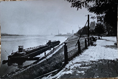 Pocztówka z Włocławka Bulwary nad Wisłą