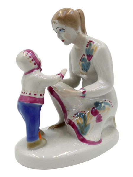 Kobieta z dzieckiem ZHK Połonne Ukraina