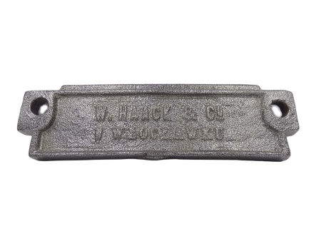 Plakieta W. HAACK & Co WŁOCŁAWEK XIX w