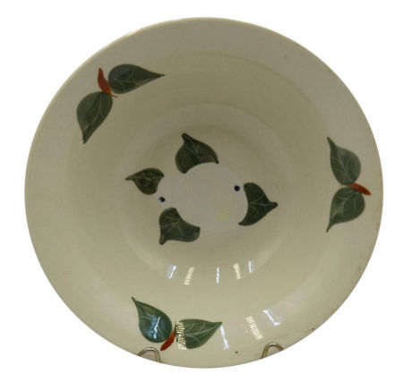 Fajansowa Misa Włocławek - Ręcznie Malowana Perełka z Lat 70/80-tych