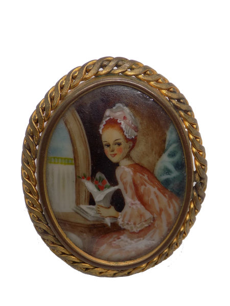 Zabytkowa BROSZKA Limoges France