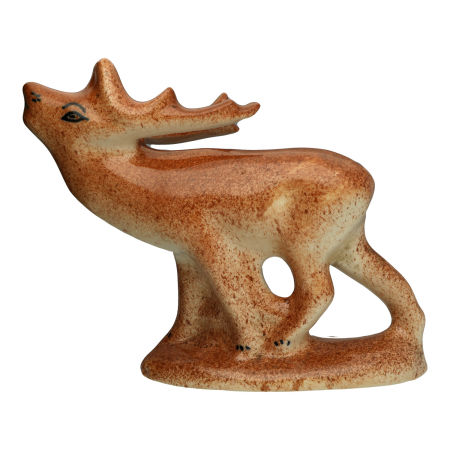 Fajans WŁOCŁAWEK figurka Jeleń