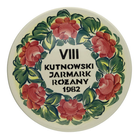 TALERZ dekoracyjny ZF KOŁO VIII Jarmark Różany