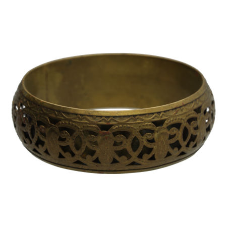 Zabytkowa BRANSOLETKA mosiądz