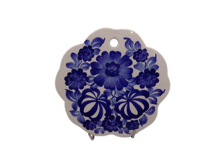 Fajans WŁOCŁAWEK deska kwiatek A. Nowak