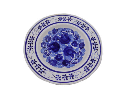 Fajans WŁOCŁAWEK patera dekoracyjna KUJAWY