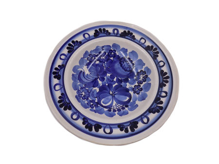 Fajans WŁOCŁAWEK patera dekoracyjna Janina Hosa