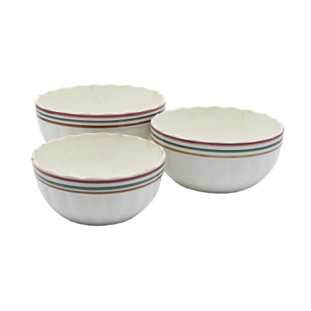 FAJANS Włocławek 3 rzadkie SALATERKI