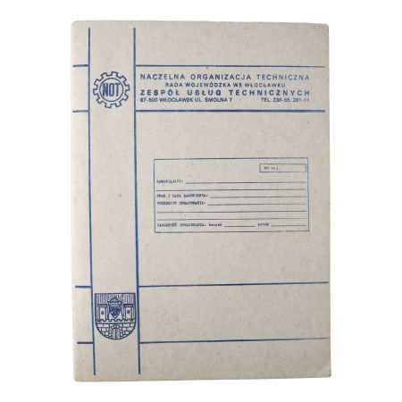 TECZKA NOT WŁOCŁAWEK herb Włocławka PRL