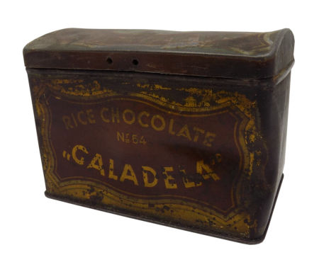 Zabytkowe pudełko blaszane Rice Chocolade czekoladki ryżowe