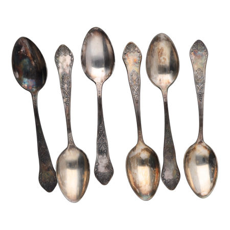 6 łyżeczek do herbaty Hefra Warszawa