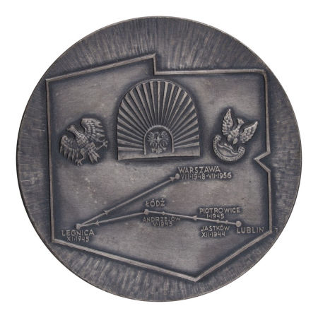 Okolicznościowa plakieta z 1989 roku