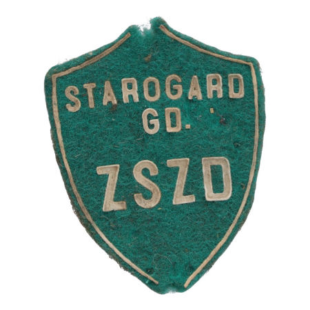 Tarcza szkolna ZSZD Starogard Gd. PRL