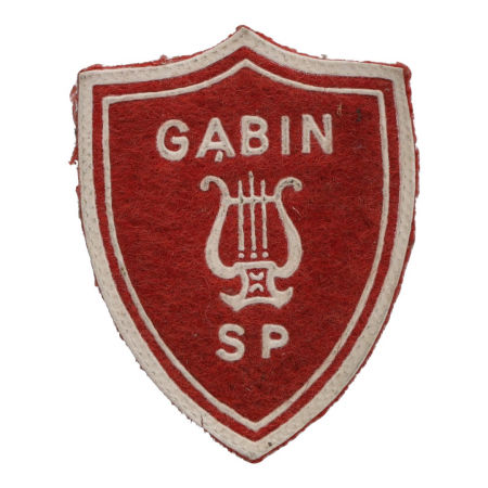 Tarcza szkolna PRL Gąbin Szkoła Muzyczna