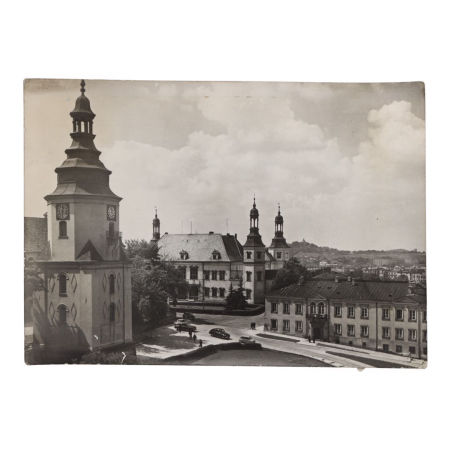 Stara pocztówka Kielce Fragment Miasta PRL