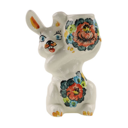 Świecznik Fajans Włocławek Joanna Leszczyńska