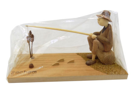 Rzeźba Figurka Drewniana B. Borowik S. Byliniak - Zachem Bydgoszcz PRL