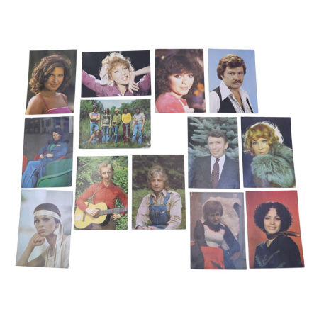 Pocztówki PRL seria Piosenkarki, Piosenkarze