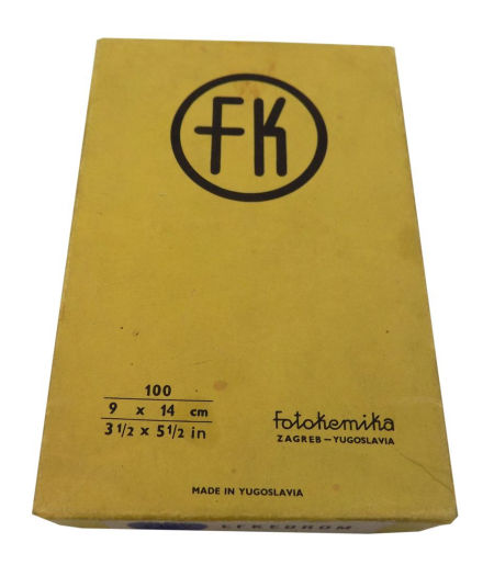 Opakowanie Pamiątki FOTO Papier Cięty Fotokemika Zagreb Yugoslavia