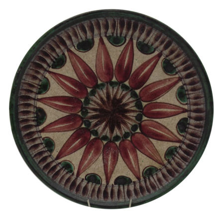 Glazurowana Patera Dekoracyjna z Okresu PRL