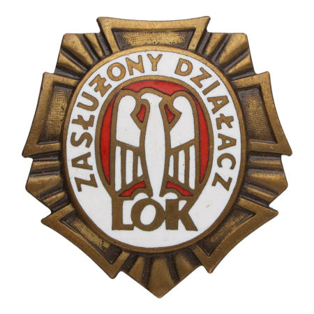 Zasłużony działacz LOK Odznaczenia PRL