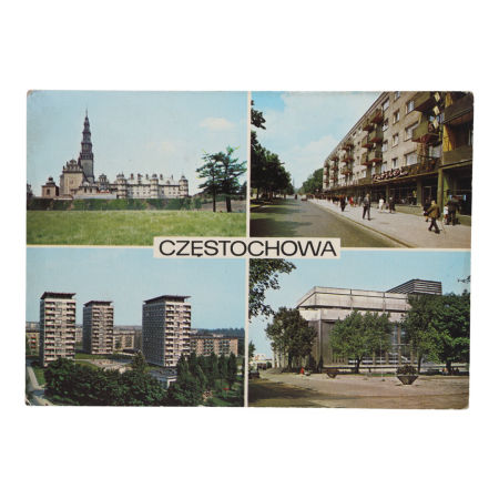Pocztówka z okresu PRL - Częstochowa