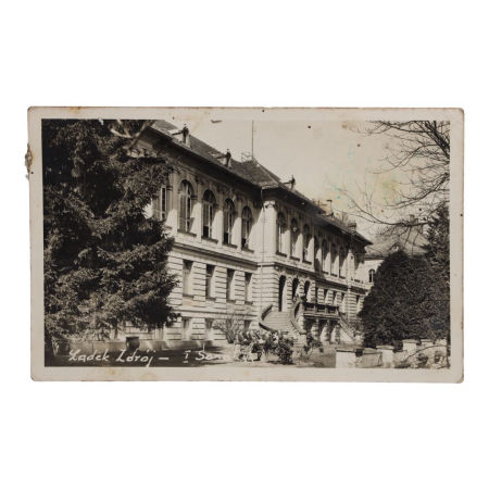 Lądek Zdrój Pocztówka PRL 1957 rok