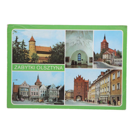 Pocztówka z okresu PRL - Olsztyn