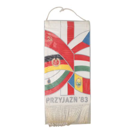 Kolekcjonerski proporczyk Układ Warszawski Lotnictwo PRL