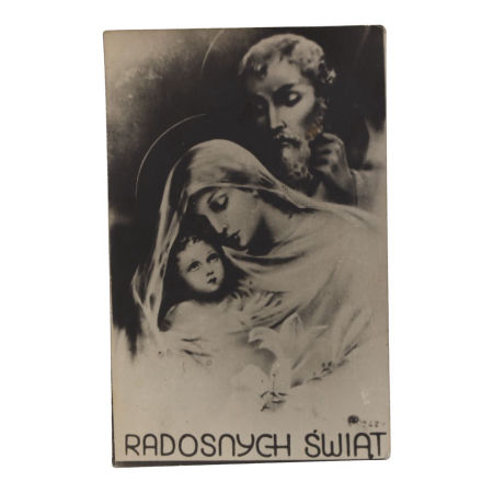 Pocztówka świąteczna Włocławek 1969 r