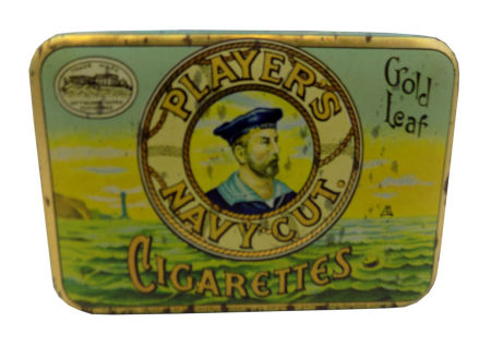 Blaszane opakowanie po cygarach Navy Cut Betford England