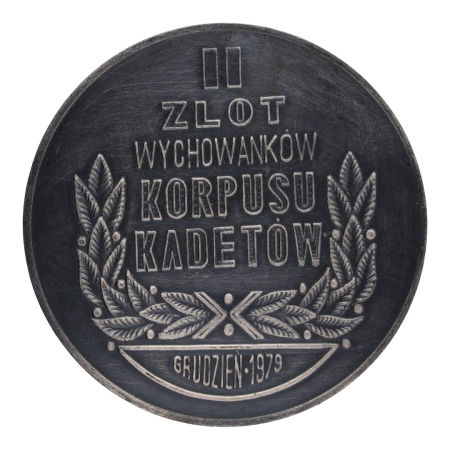 Plakieta okolicznościowa II Zlot Wychowanków Korpusu Kadetów gen. Karol Świerczewski.