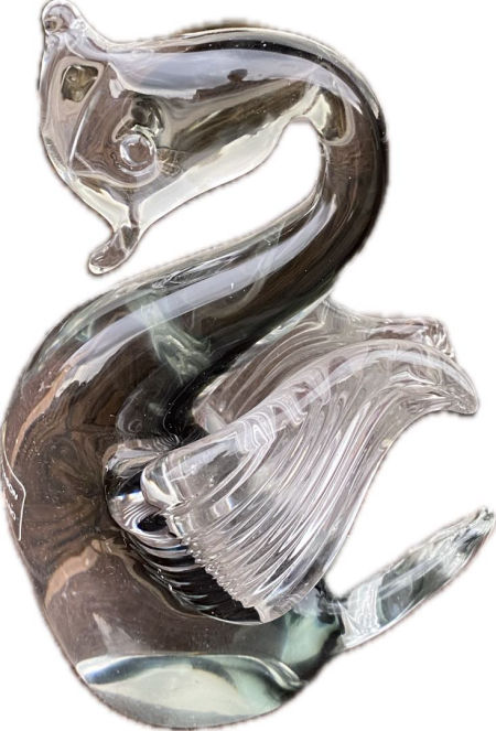 Łabędź Murano glass Italy V. Nason & Co