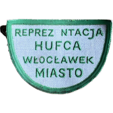 Naszywka ZHP Hufiec Włocławek PRL