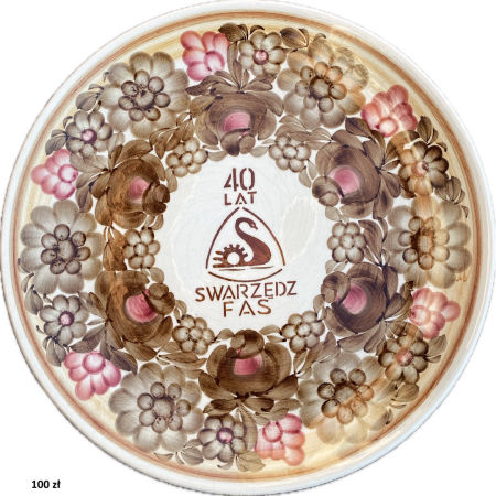 Patera dekoracyjna Patera okolicznościowa Swarzędz FAS Fajans Koło