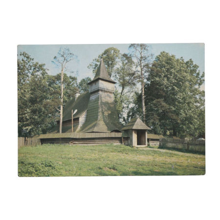 Pocztówka z Dębna Zabytkowy Kościół Drewniany z XV wieku