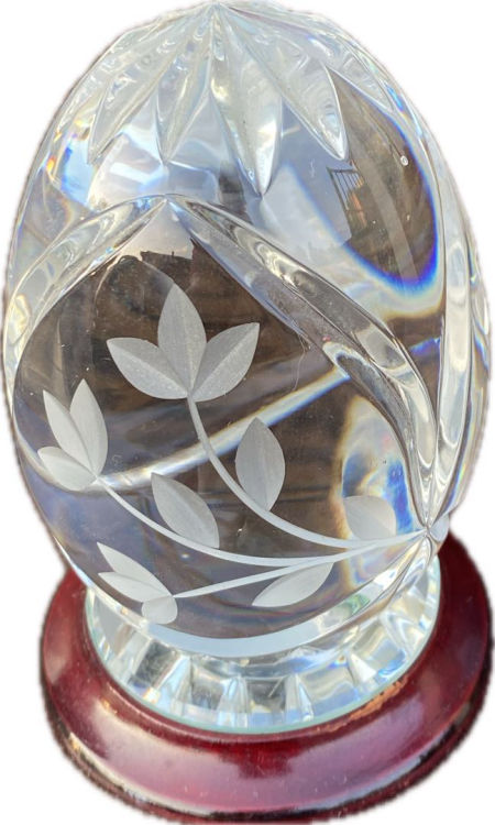 Przycisk kryształowy Mayflower Glass England