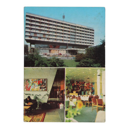 Stara pocztówka Hotel Skanpol Kołobrzeg 1976