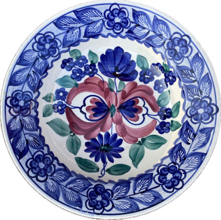 Talerz dekoracyjny Fajans Włocławek