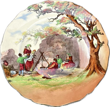 Zabytkowy talerz kolekcjonerski Royal Doulton English Old Scenes